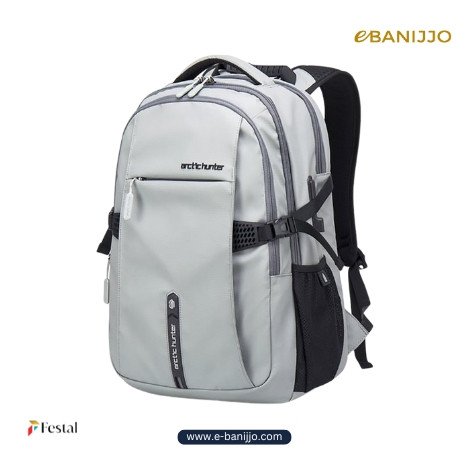 ARCTIC HUNTER - B00388  Business and Travel Backpack With Laptop Compartment in Color Grey