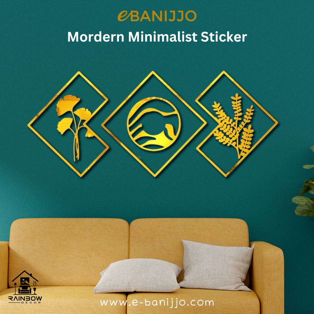 Mordern Minimalist Sticker