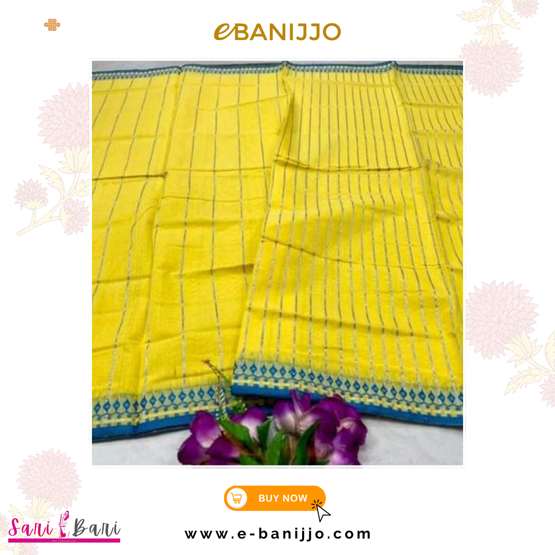 Half Silk Cumki Per Saree