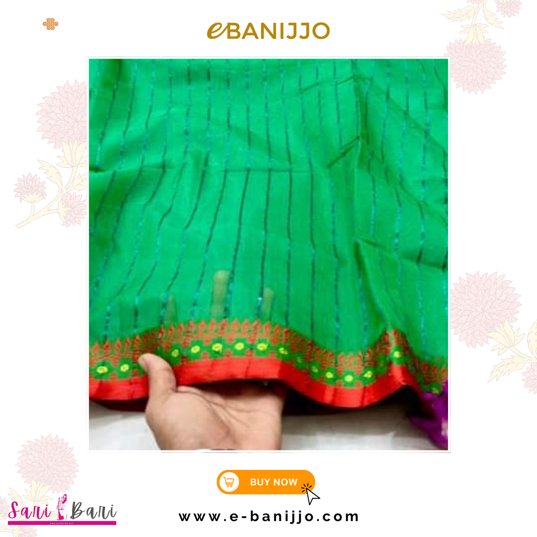 Half Silk Cumki Per Saree