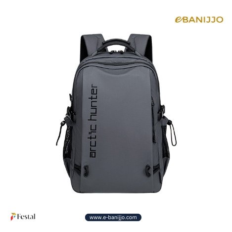 Arctic Hunter B00530 Waterproof Casual Backpack 15.6 Inch Laptop Backpack in Color Grey