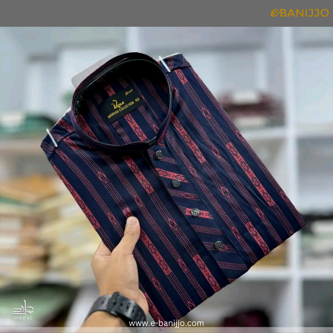 Contrast China Stres Panjabi Collection