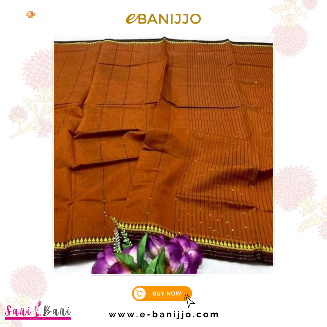 Half Silk Cumki Per Saree