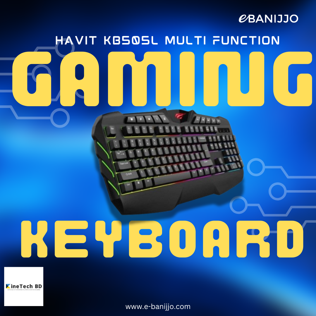 Havit KB505L Multi Function USB Backlit Gaming Keyboard