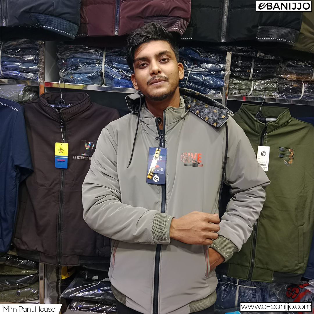 Men Solid Casual Jacket