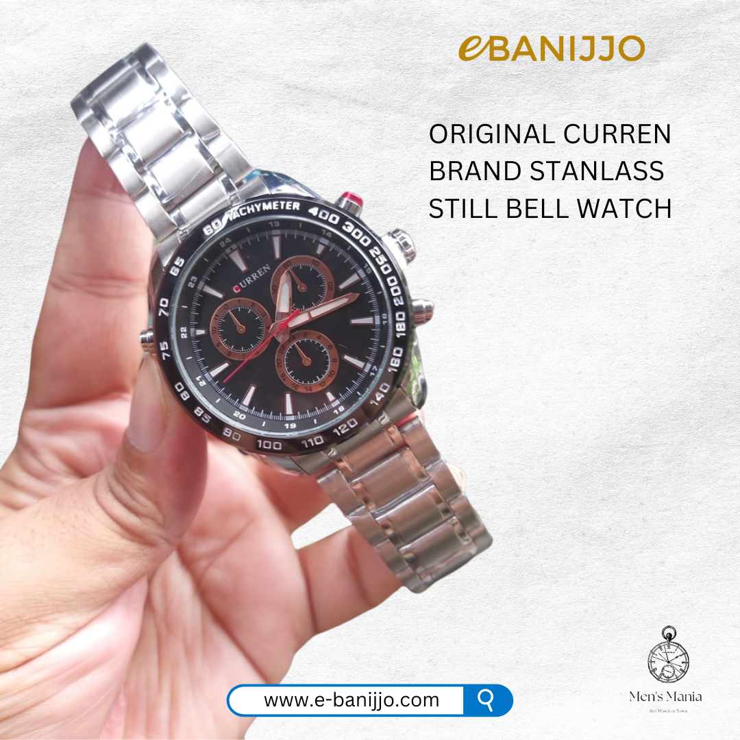 Original Curren Brand Stanlass Steel Bell Watch