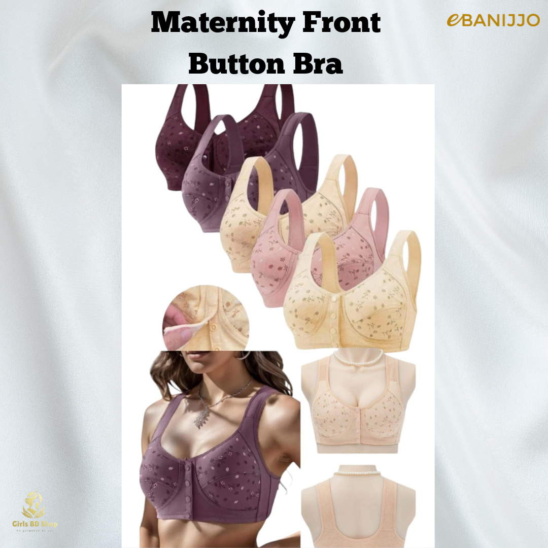 Maternity Front Button Bra