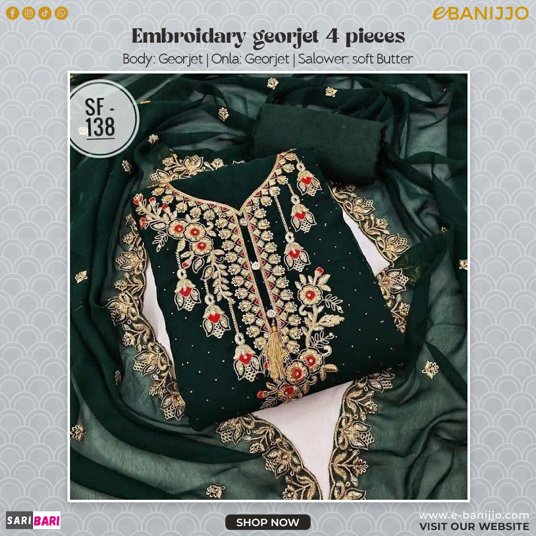 Embroidery Georgette 4 piece