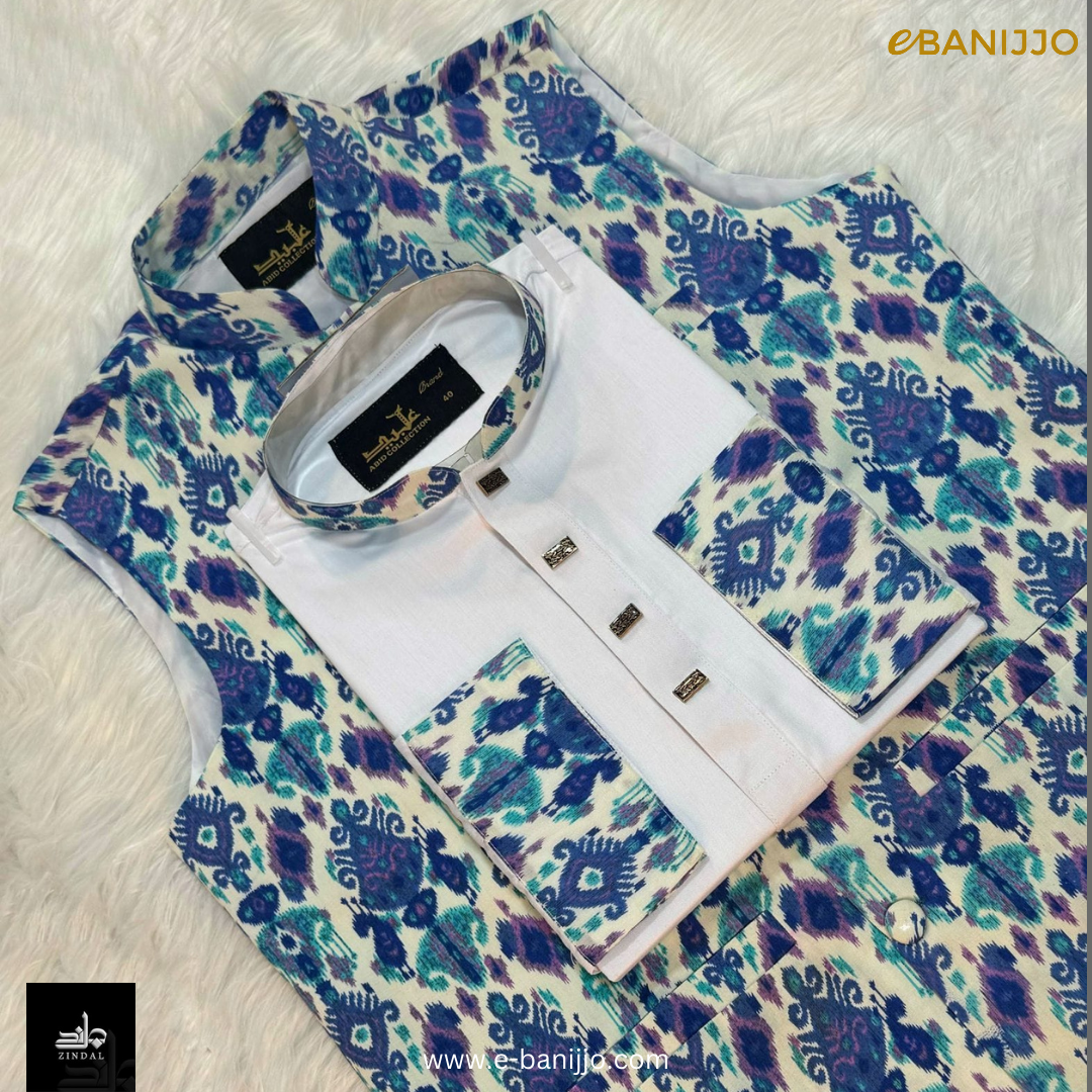 Digital Print Koti~Panjabi Set Collection