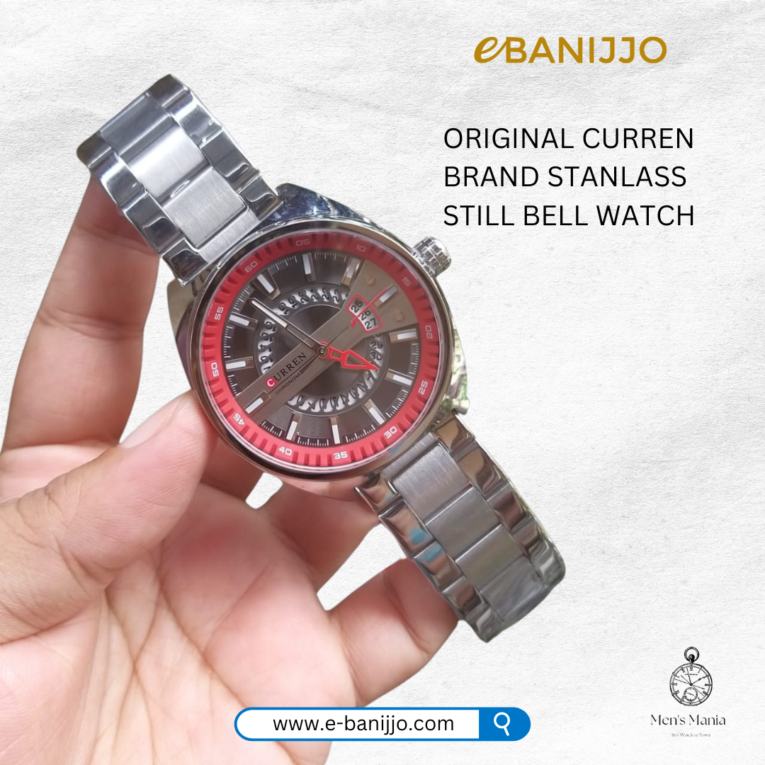 Original Curren Brand Stanlass Steel Bell Watch