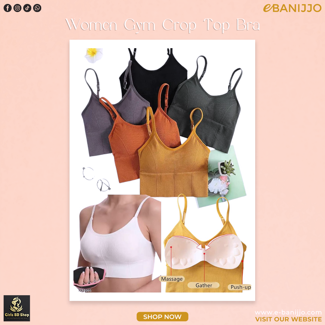 Women Gym Crop Top Bra