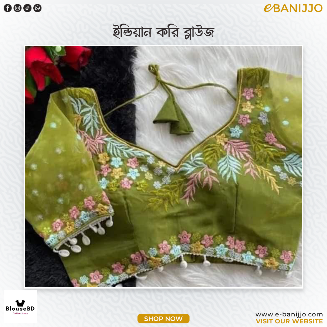 ইন্ডিয়ান করি ব্লাউজ