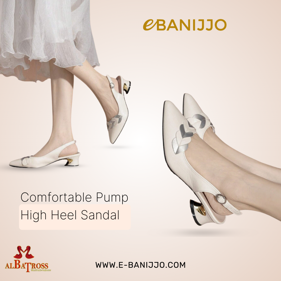 Comfortable Pump High Heel Sandal