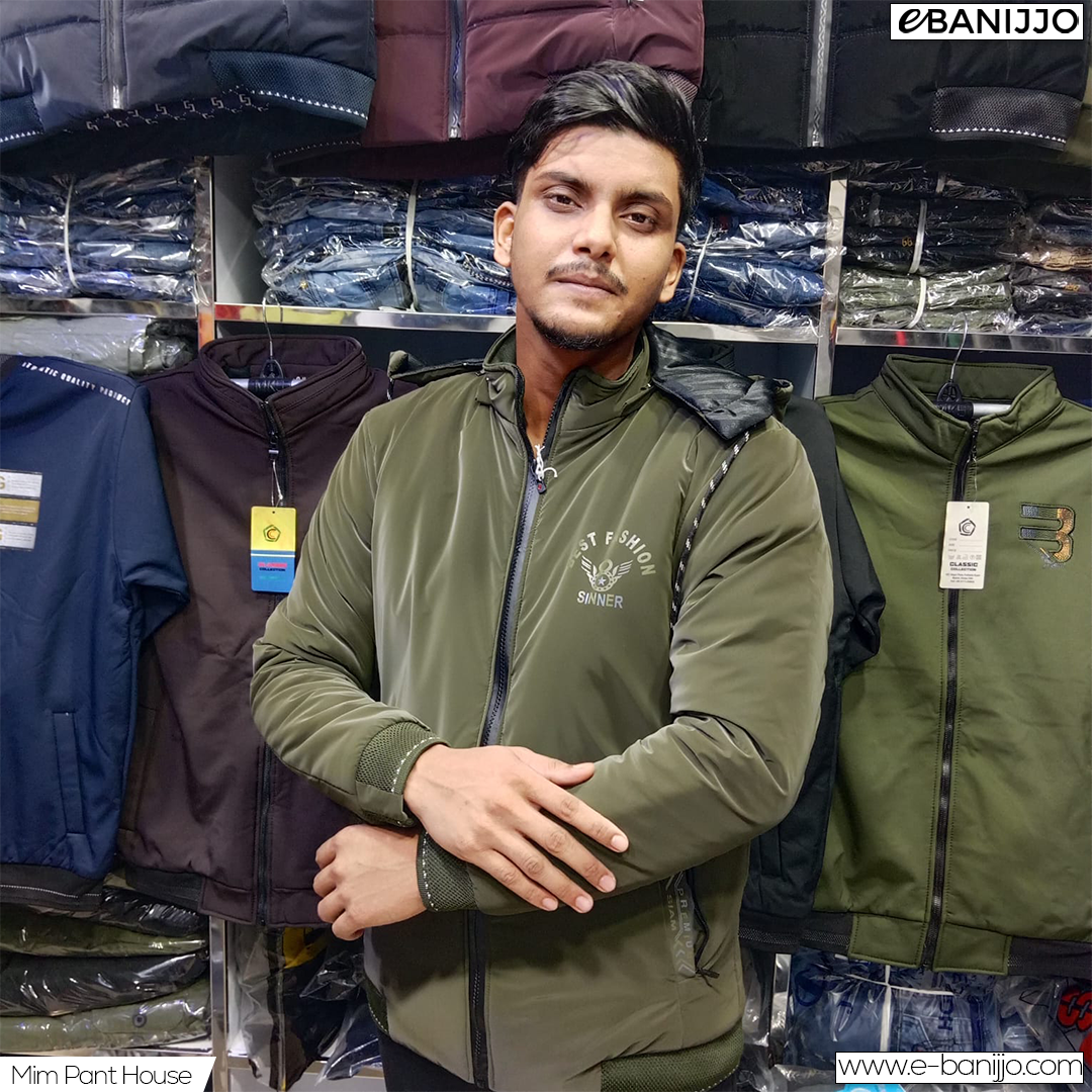 Men Solid Casual Jacket