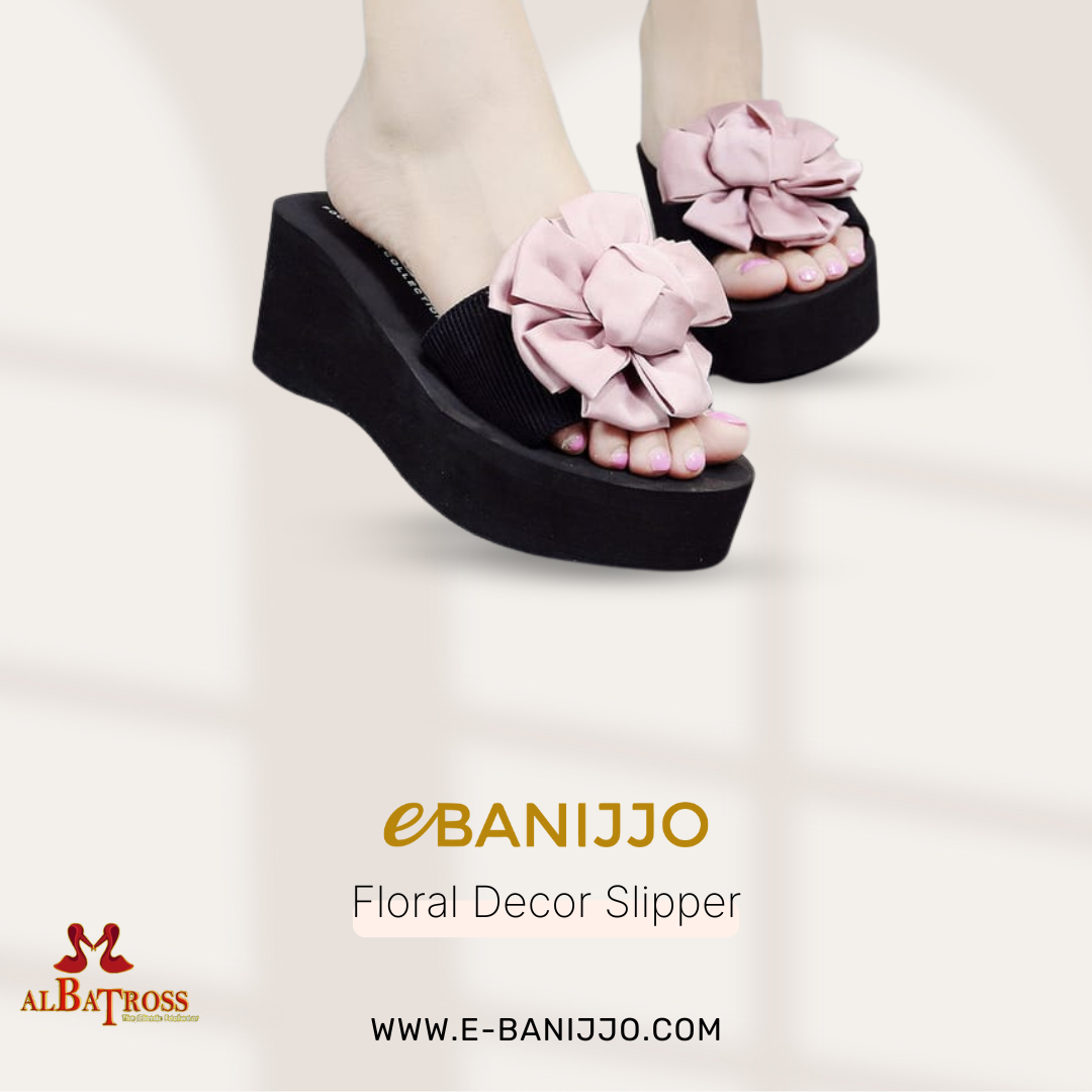 Floral Decor Slipper