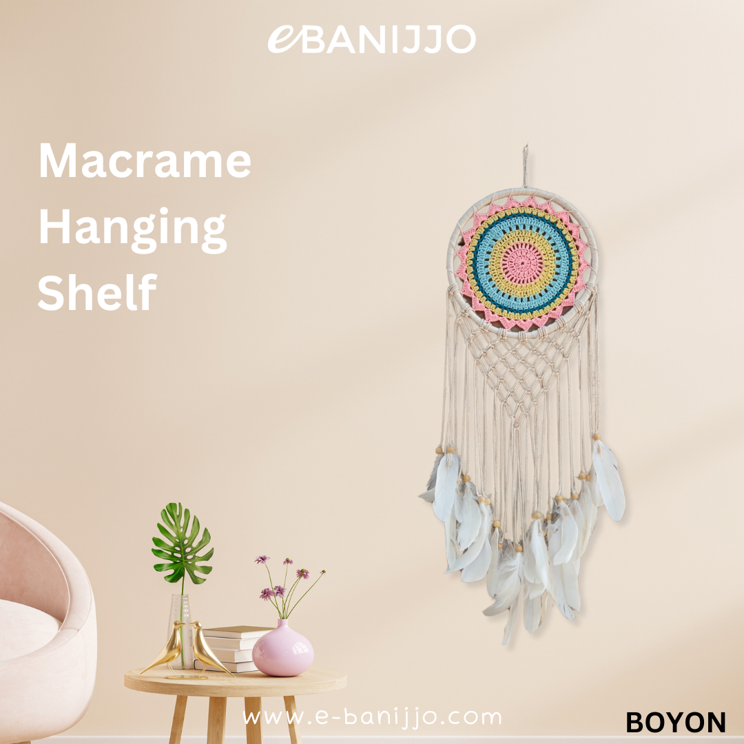 Macrame Hanging Shelf