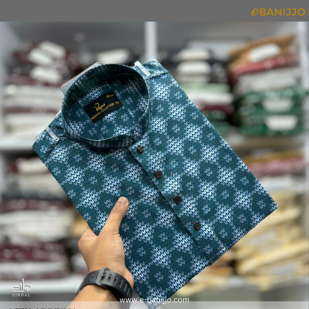 Contrast China Stres Panjabi Collection