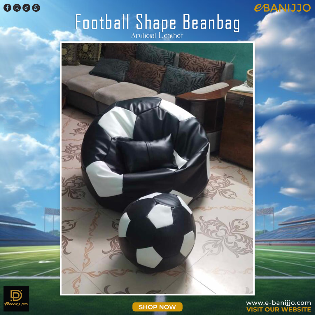 Football Shape Beanbag
