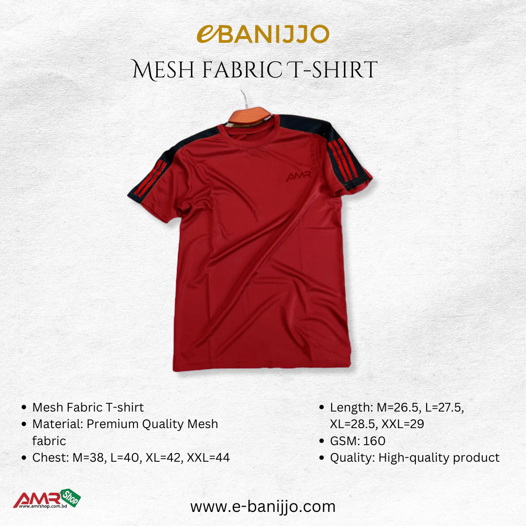 Mesh Fabric T-shirt