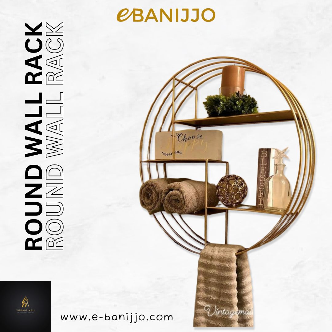 Round wall rack