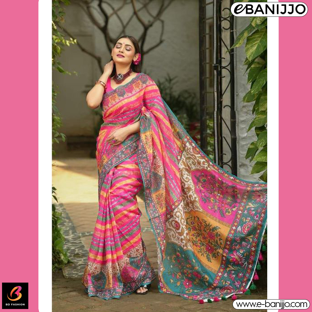 চান্দুরি সিল্ক শাড়ি