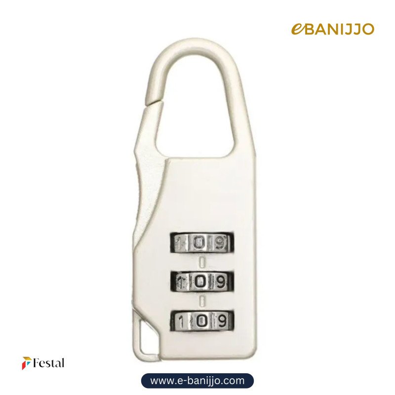 3 Dial Digit Number Code Password Combination Padlock Travel Lock Multi