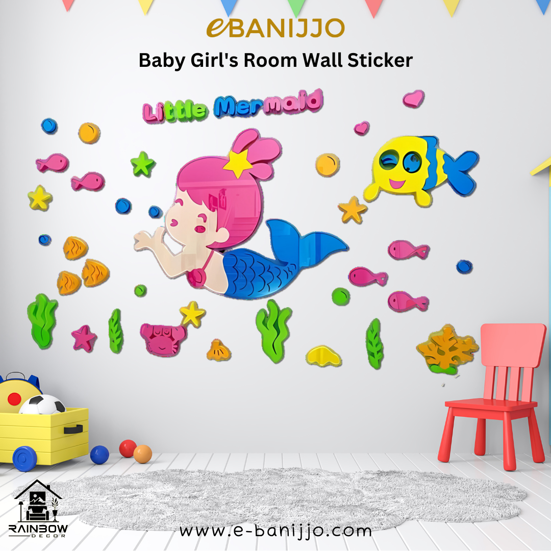 Baby Girl's Room Wall Sticker