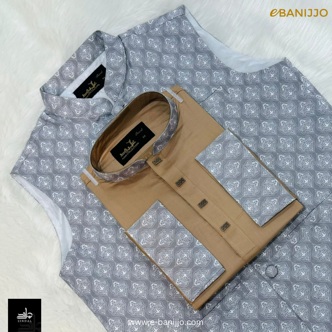 Digital Print Koti~Panjabi Set Collection