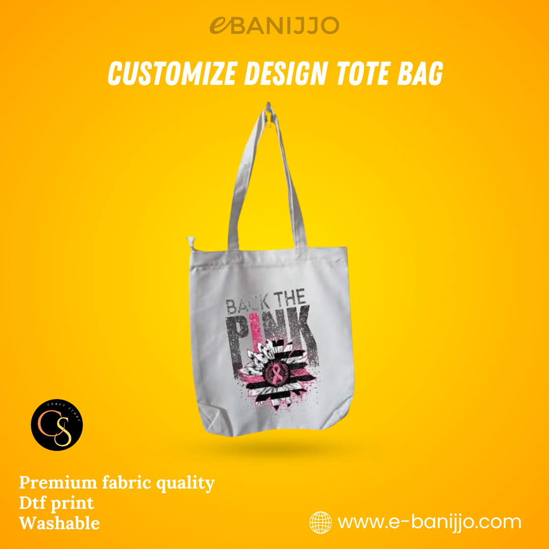 Customise Design Tote Bag