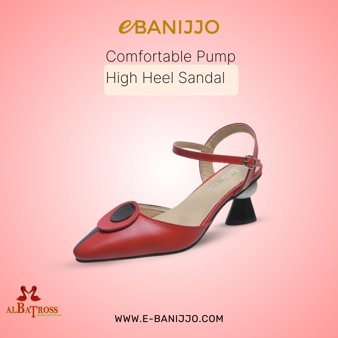 Comfortable Pump High Heel Sandal