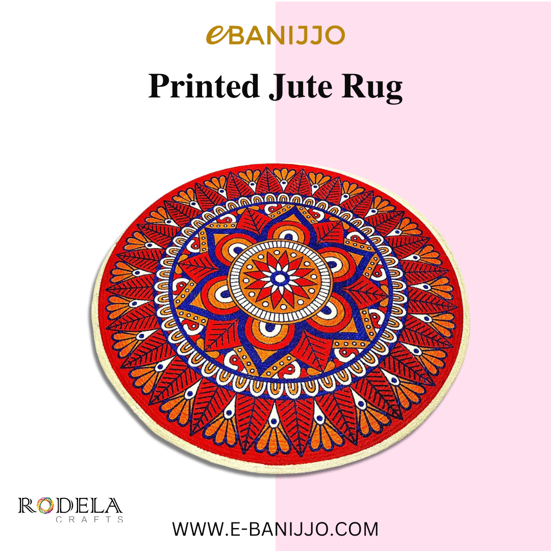 Printed Jute Rug