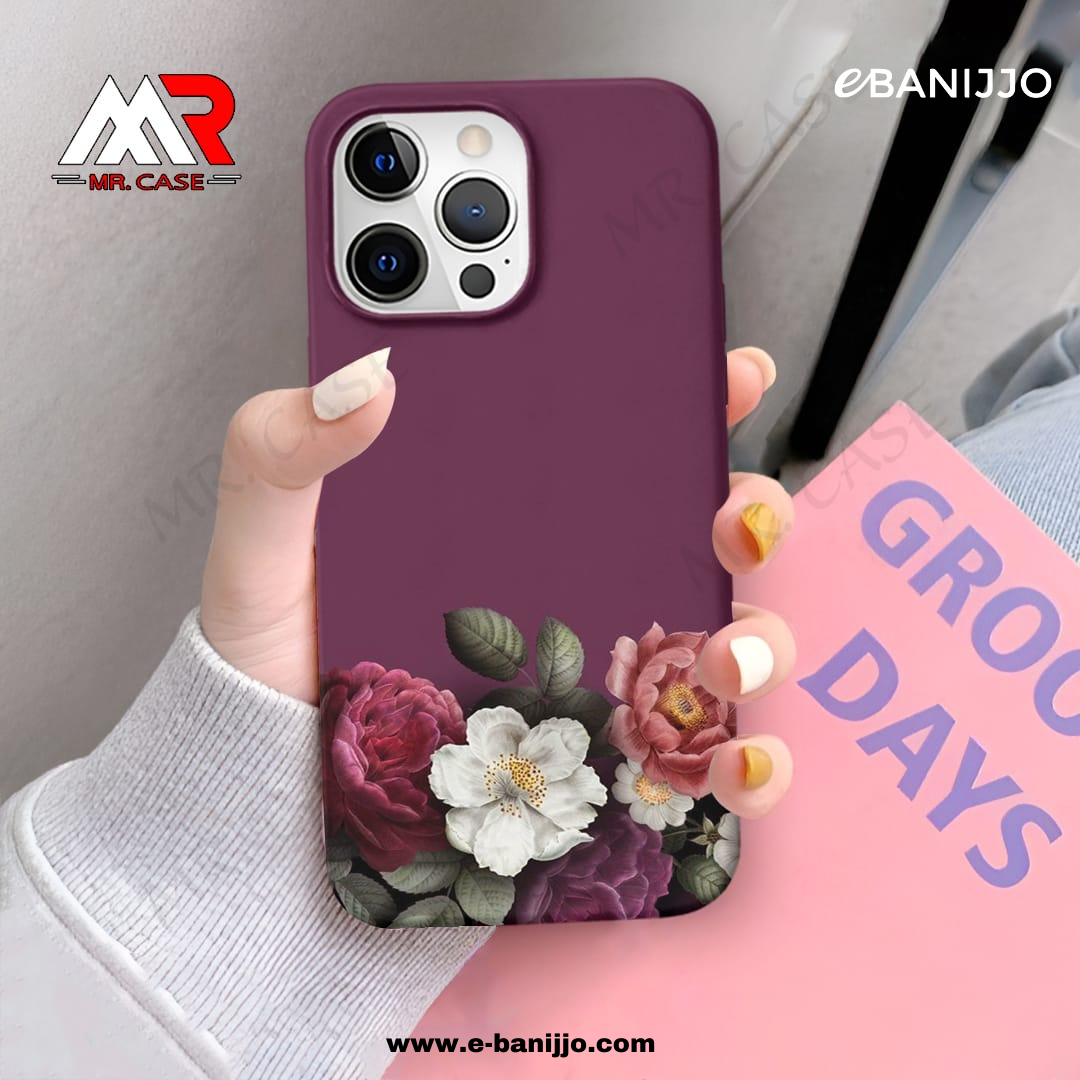 Soft transparent silicone phone case