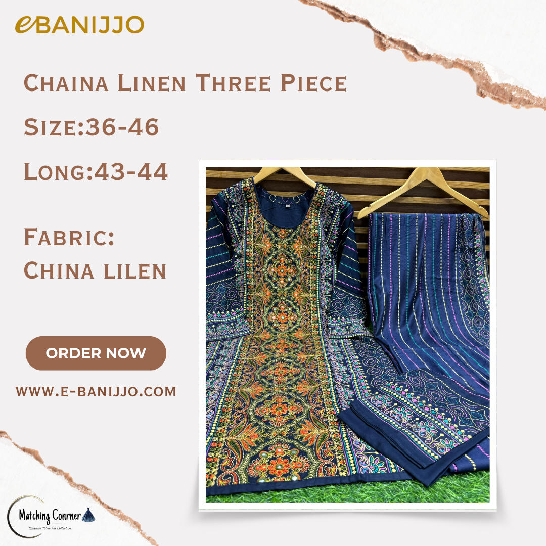 China Linen Three Piece