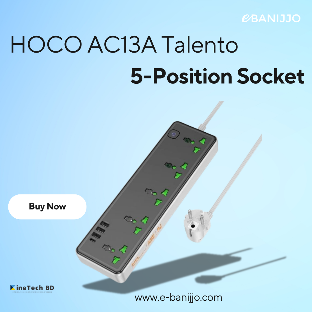 HOCO AC13A Talento 5-Position Socket