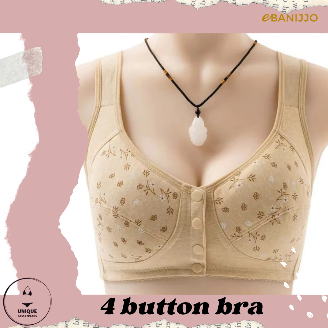 4 Button Bra
