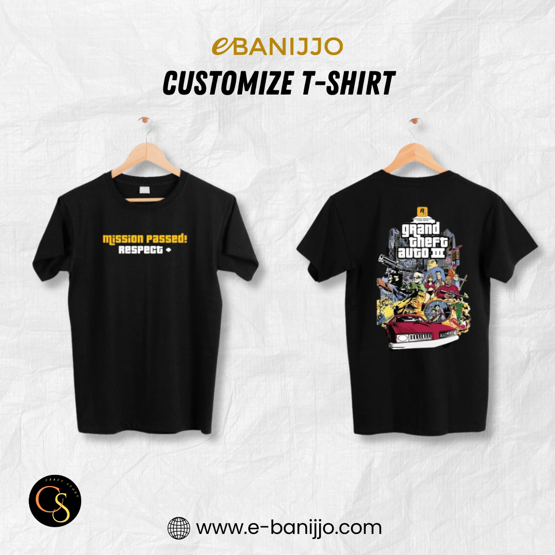 GTA-3 Print Design T-shirt
