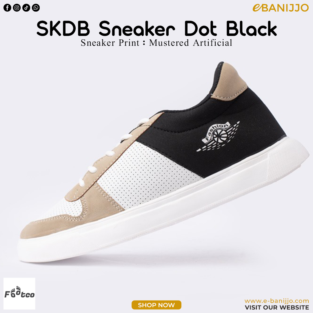 SKDB Sneaker Dot Black