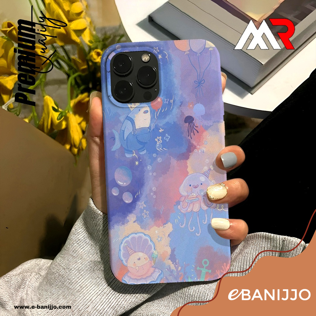 Soft transparent silicone phone case