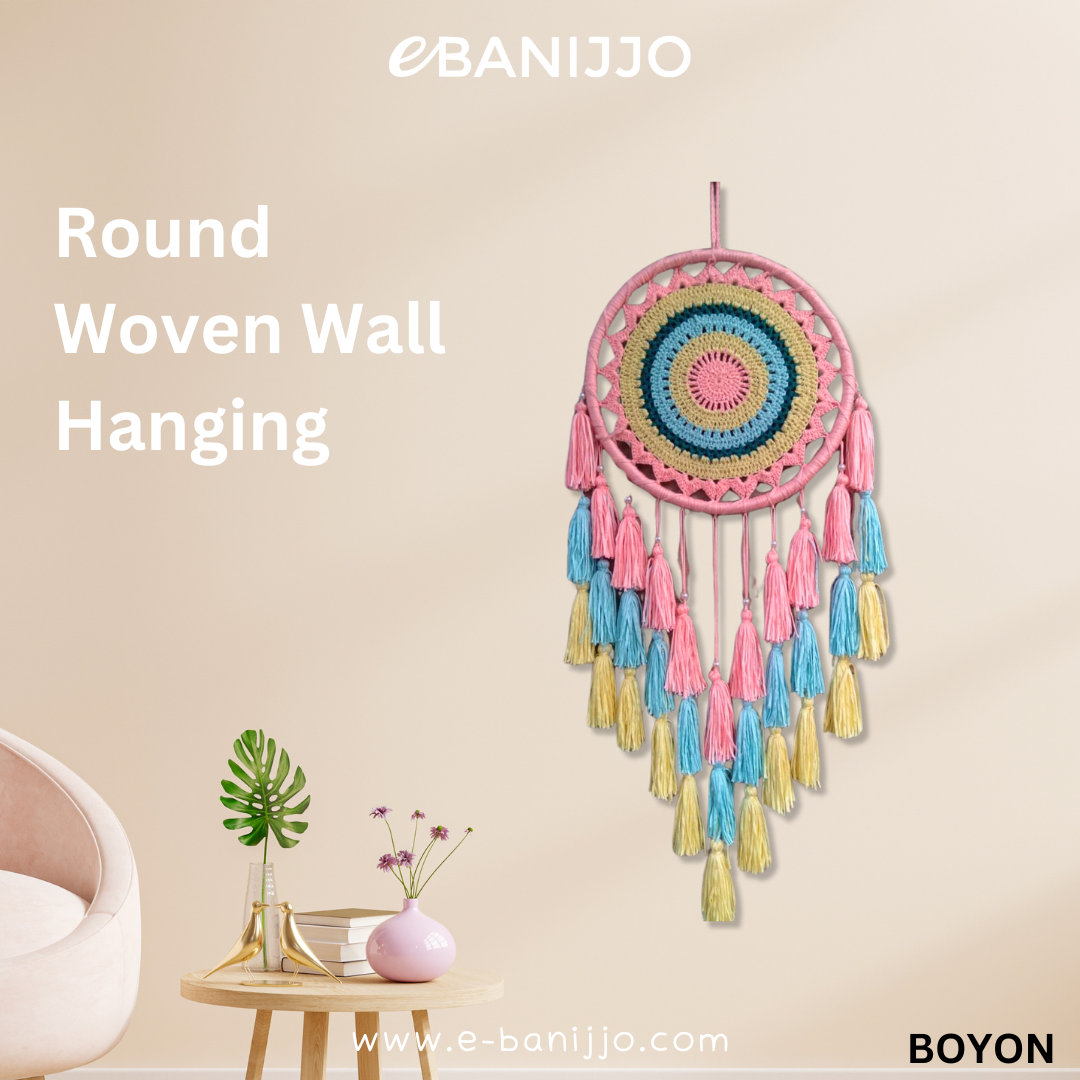 Round Woven Wall Hanging