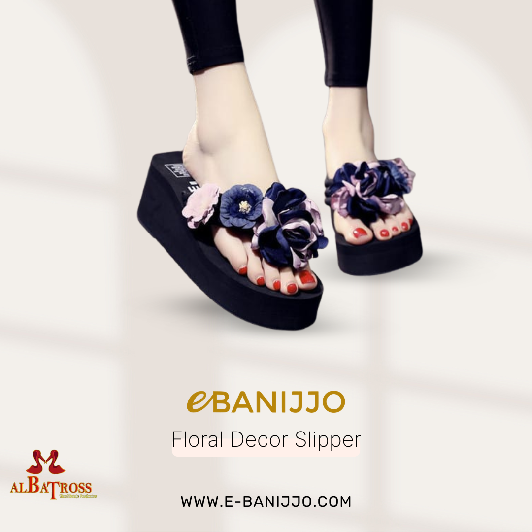 Floral Decor Slipper
