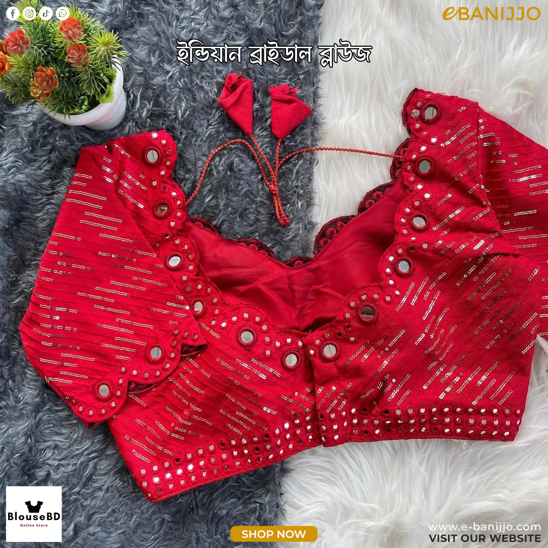 ইন্ডিয়ান ব্রাইডাল ব্লাউজ-২