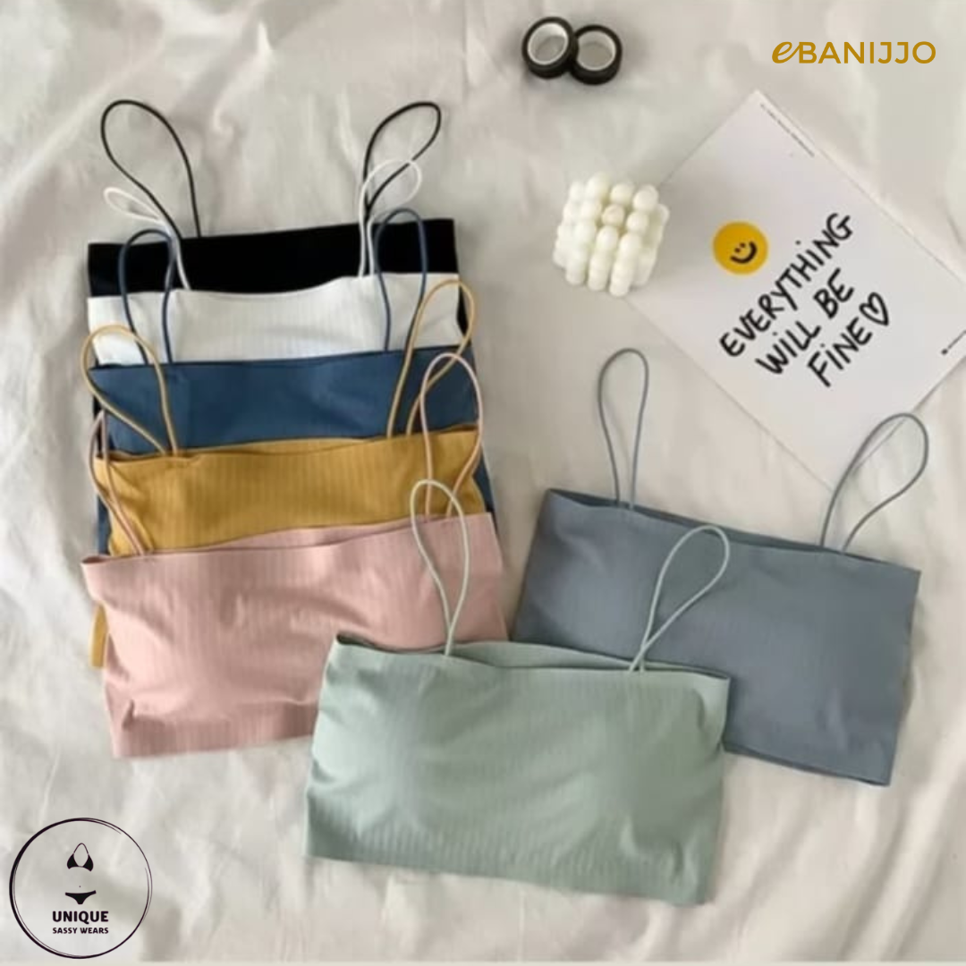 Lazy strip Padded Styles Tube Bra