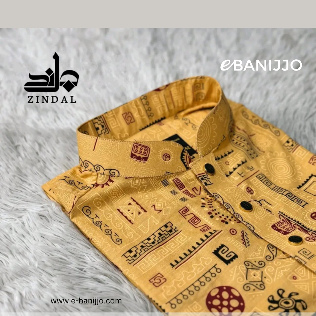 Pure cotton fabric punjabi