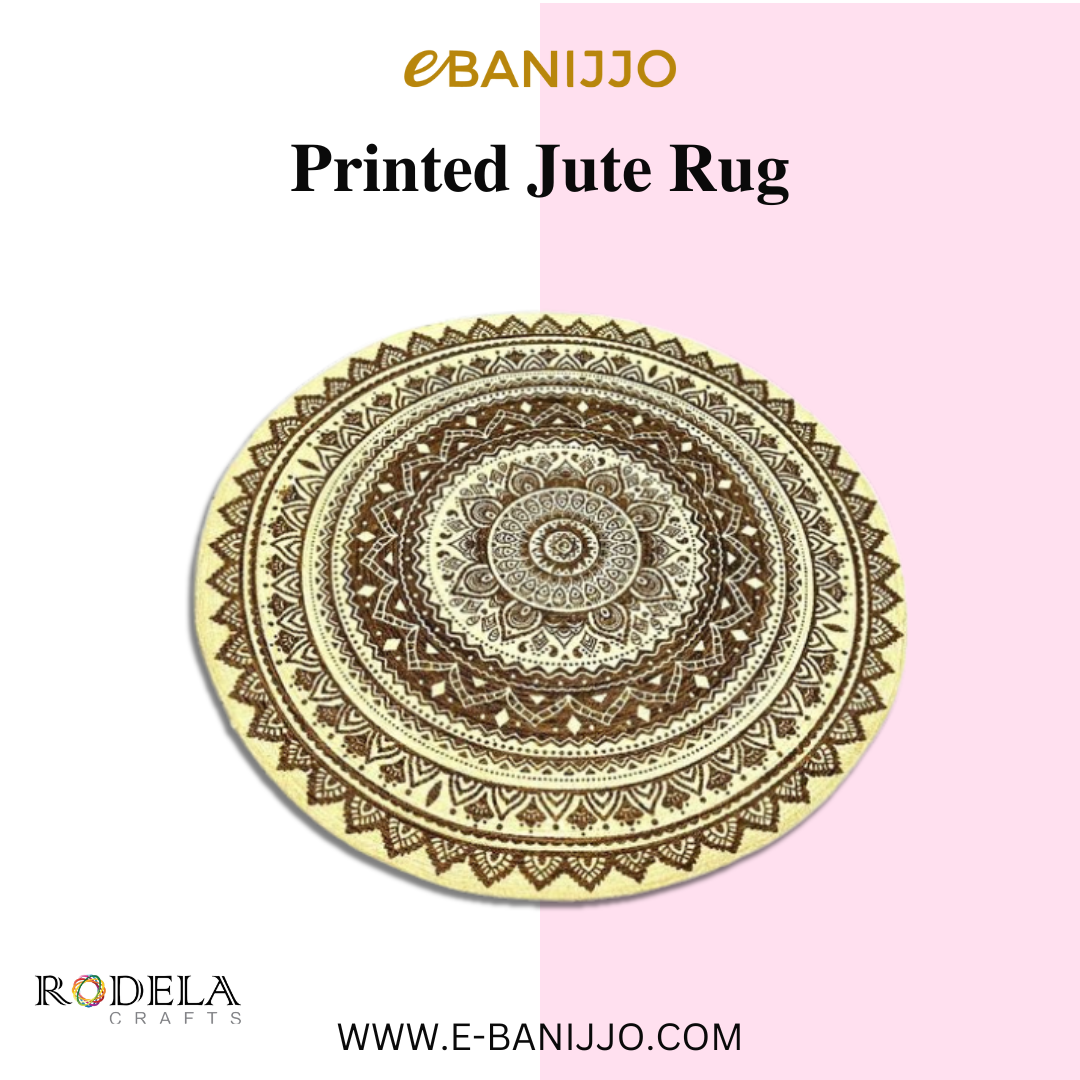 Printed Jute Rug