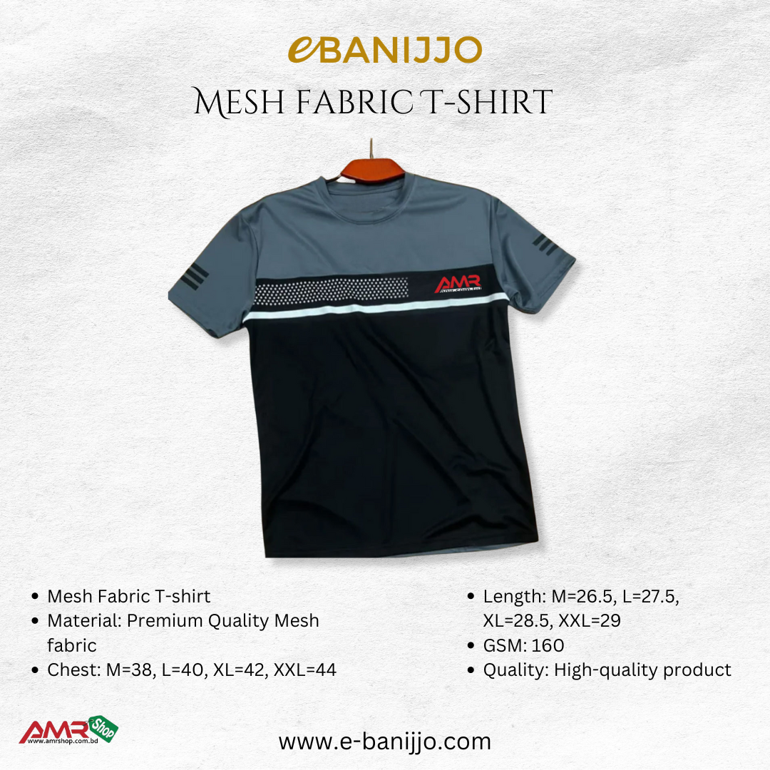 Mesh Fabric T-shirt