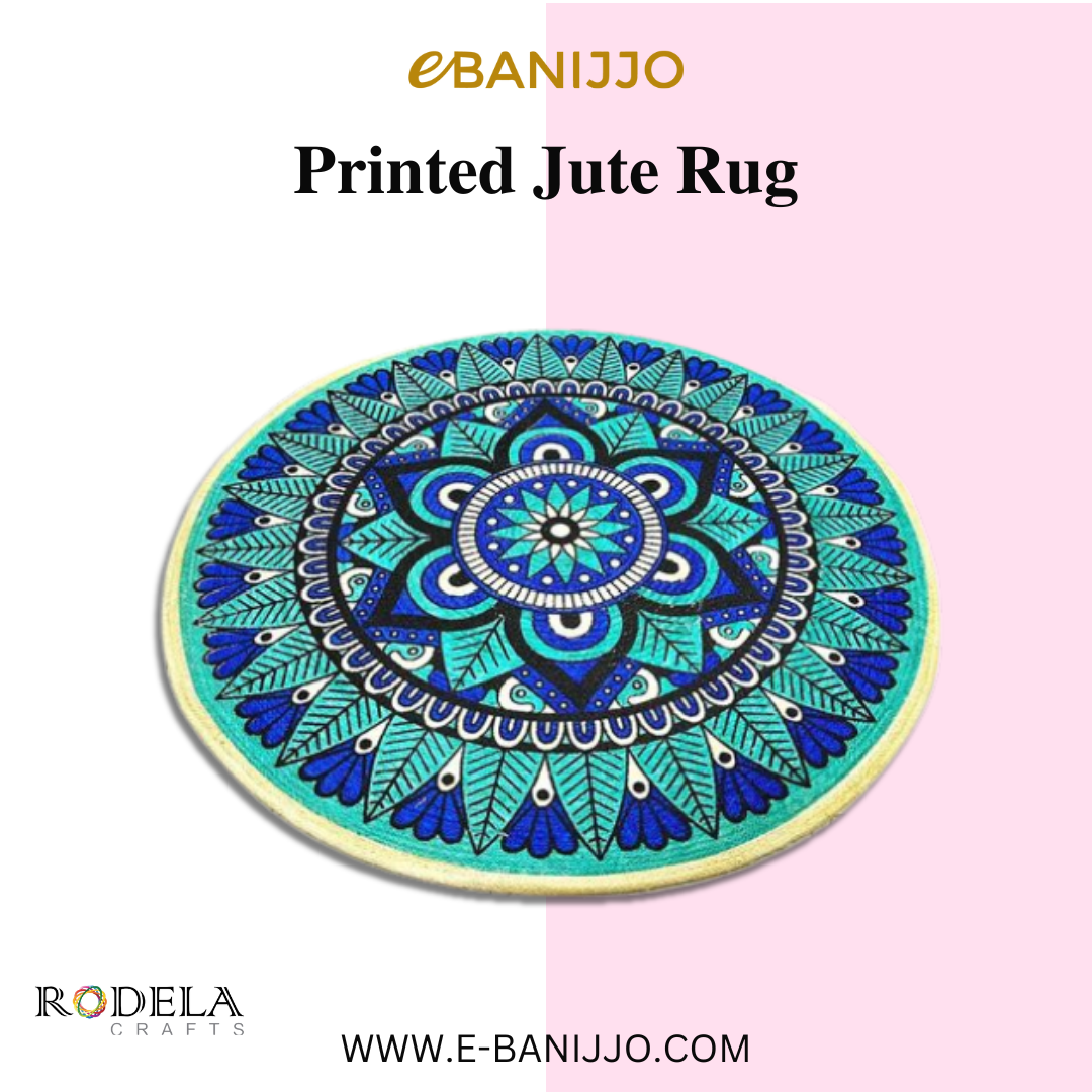Printed Jute Rug