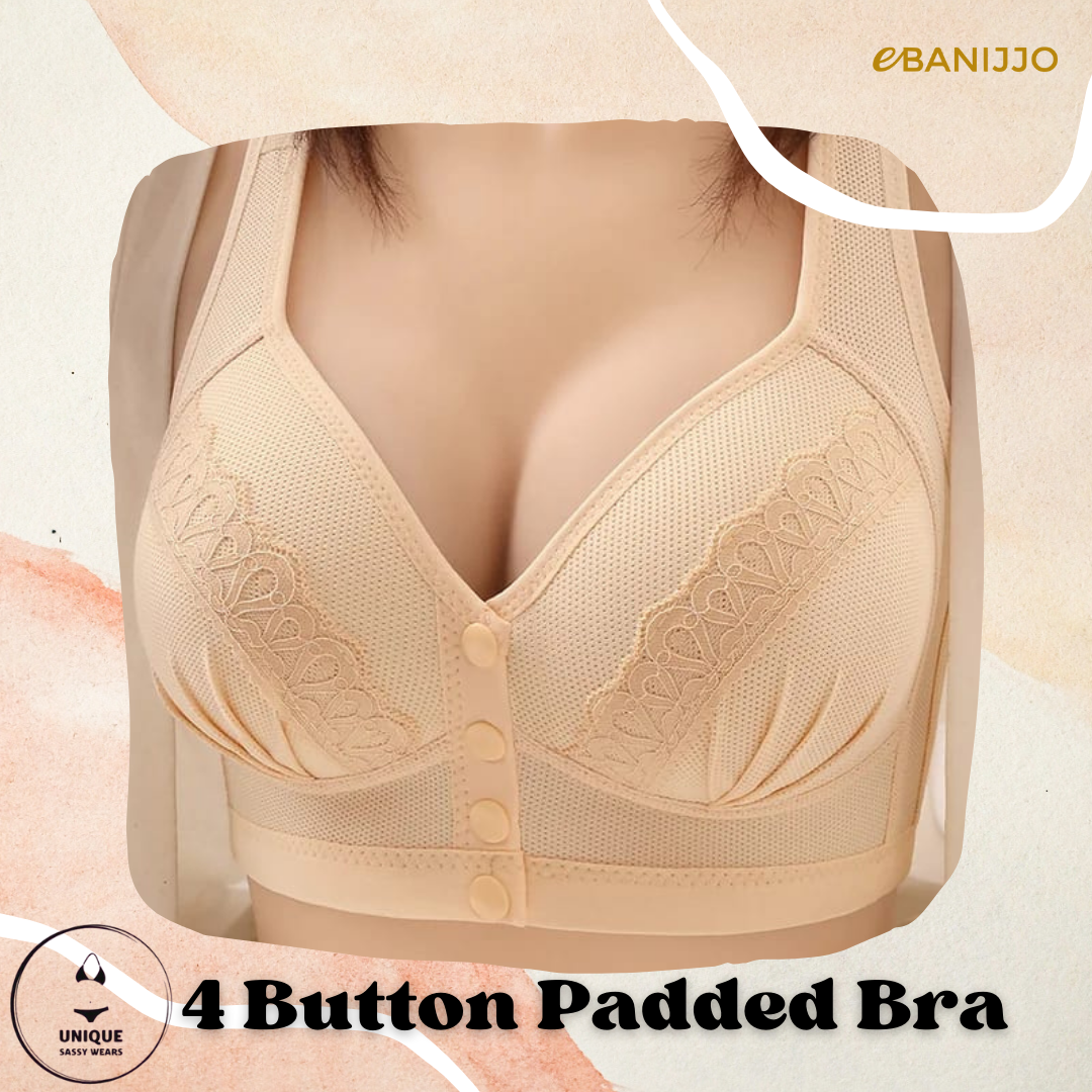 4 Button Padded Bra