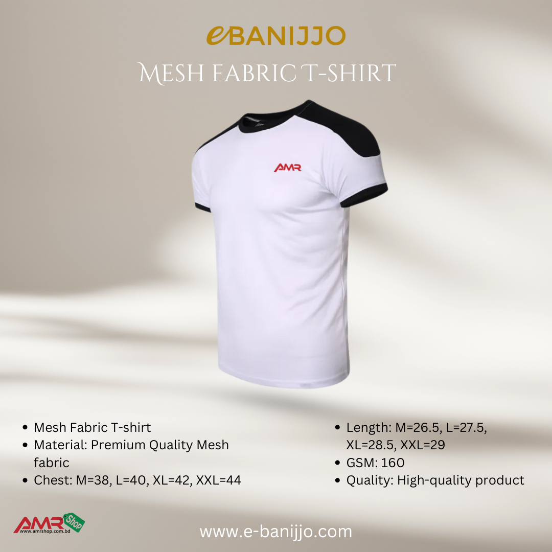 Mesh Fabric T-shirt