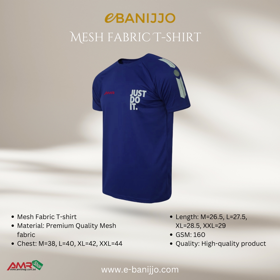 Mesh Fabric T-shirt
