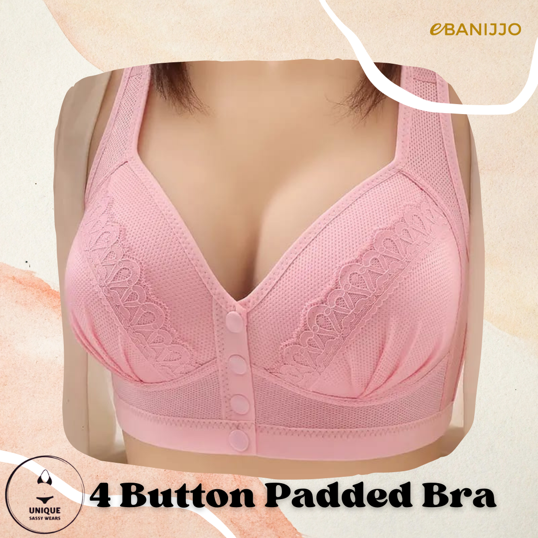 4 Button Padded Bra